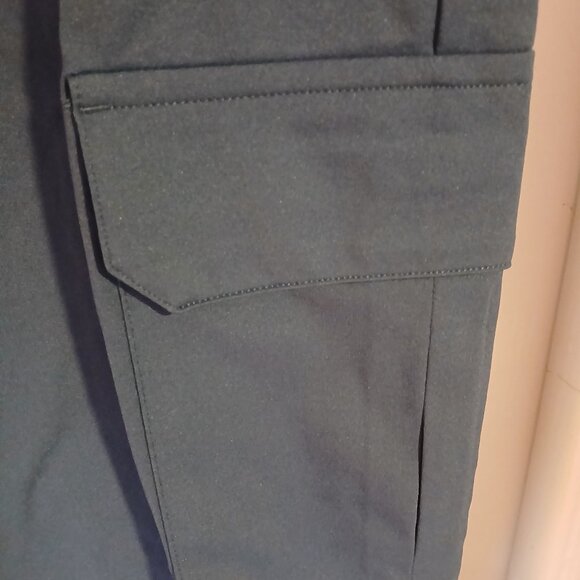 Women's Cargo Pants  Waterproof Pockets Navy SZ L - Picture 3 of 10